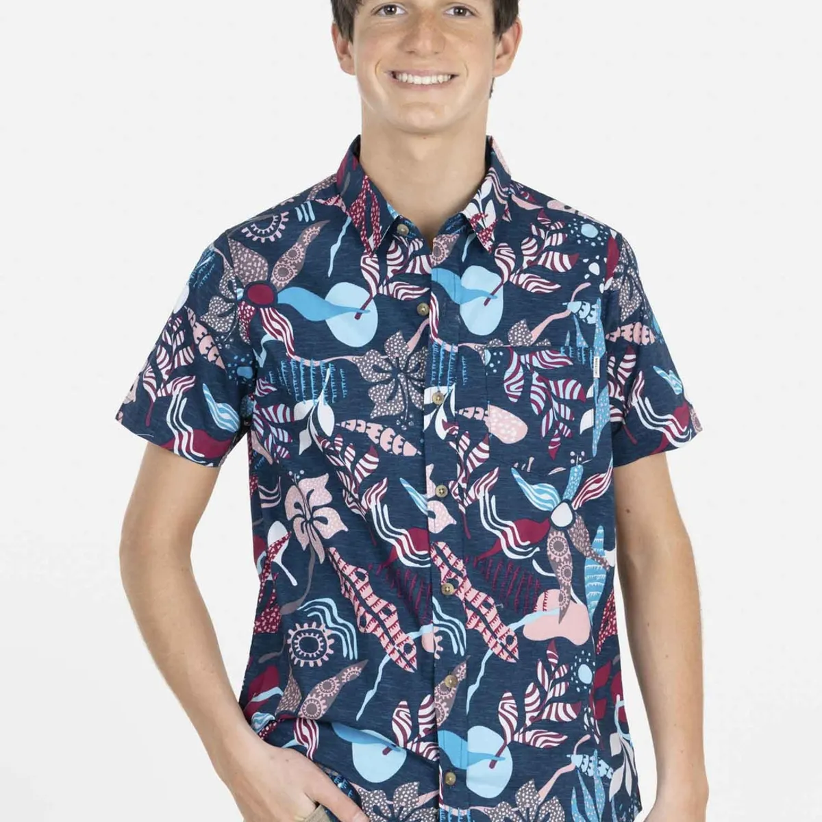 MAUI AND SONS - Camisa MIXED FOLIAGE Juvenil Multicolor Maui and Sons
