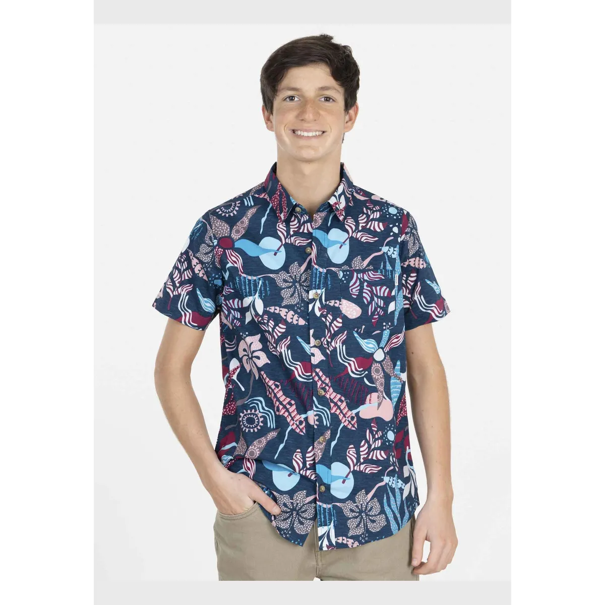 MAUI AND SONS - Camisa MIXED FOLIAGE Juvenil Multicolor Maui and Sons