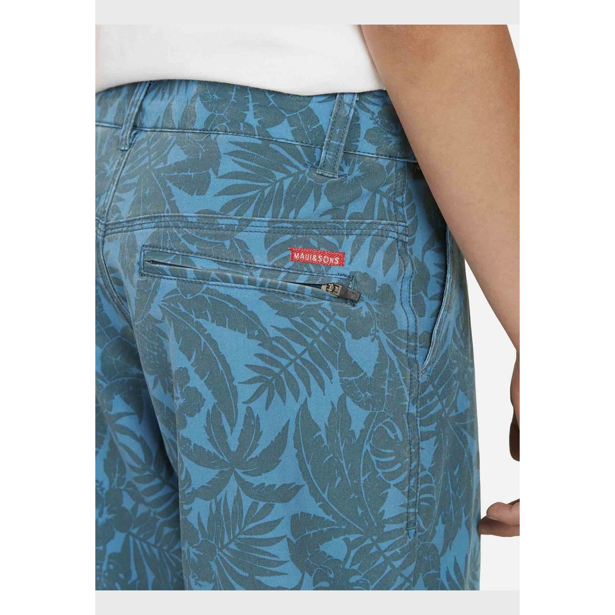 MAUI AND SONS - Bermuda CHINO FIT HIBISCUS Niño Multicolor Maui And Sons