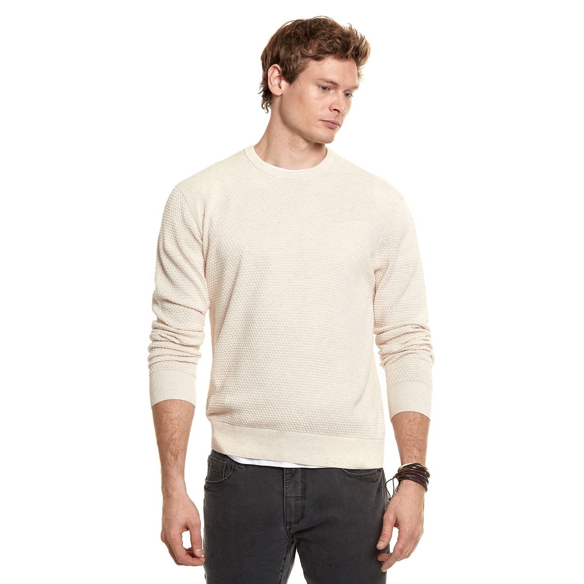 FEROUCH - Sweater Boston Beige Ferouch