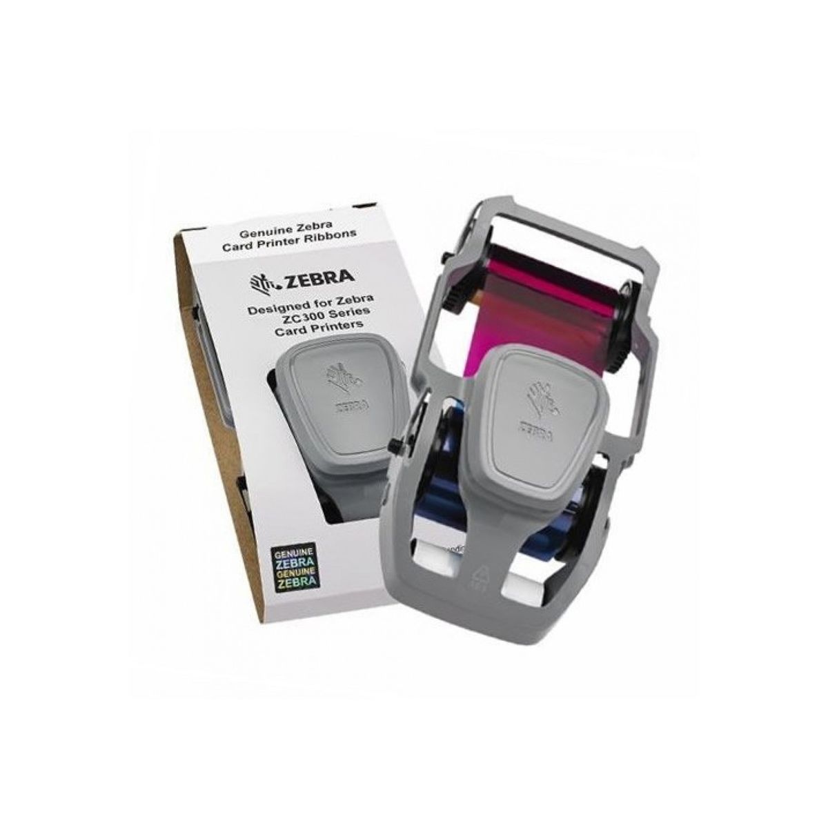 ZEBRA - Cinta Zebra 800300-250LA Color 200 YMCKO Impresiones para ZC100/ZC300 ZEBRA