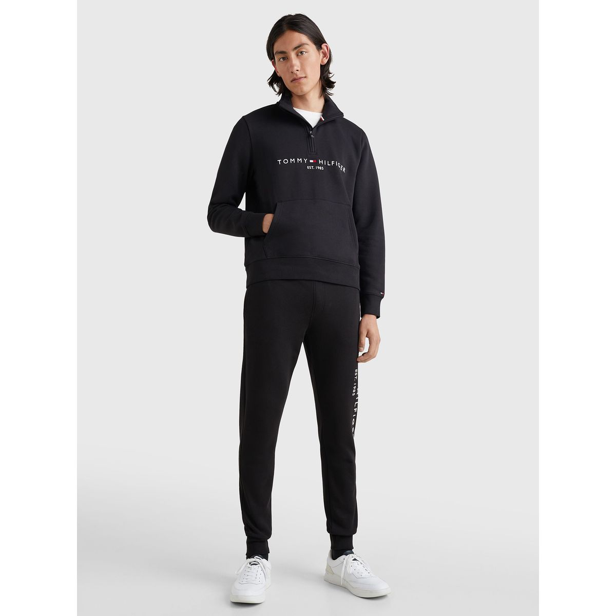 TOMMY HILFIGER - Joggers 1985 Essential Negro Tommy Hilfiger