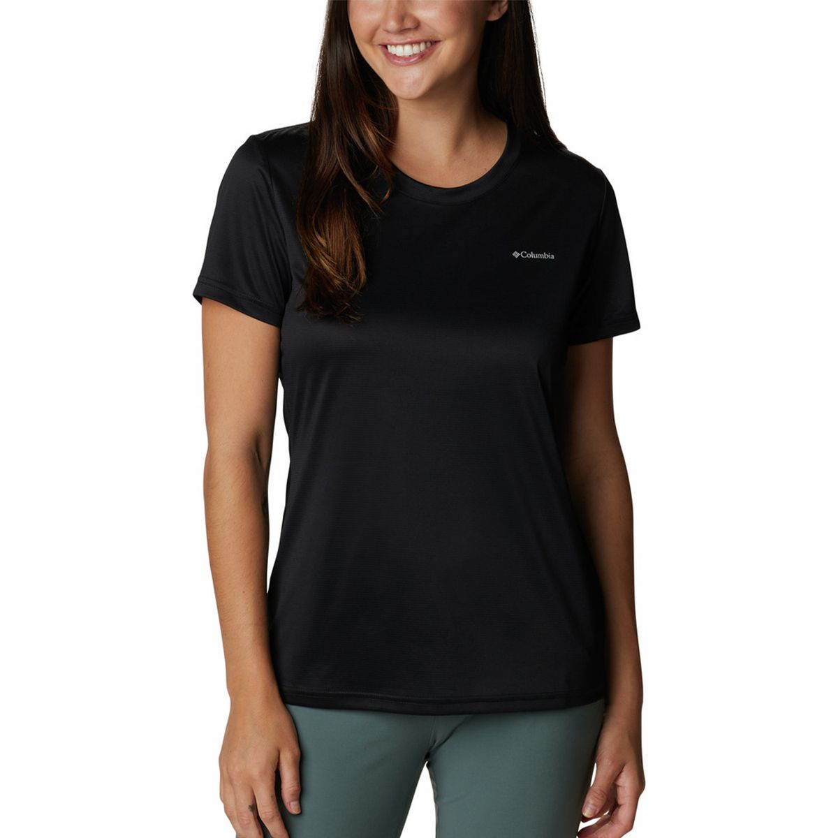 COLUMBIA - Polera Mujer Hike Crew Negro COLUMBIA