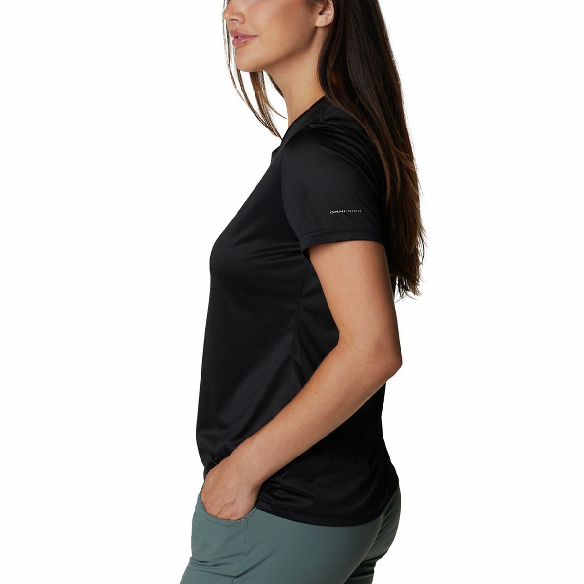 COLUMBIA - Polera Mujer Hike Crew Negro COLUMBIA