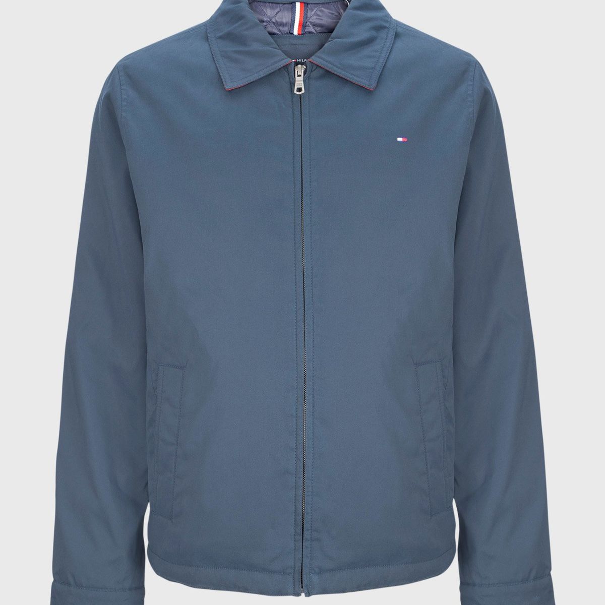 TOMMY HILFIGER - Chaqueta Classics Microtwill Azul Tommy Hilfiger