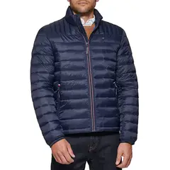 TOMMY HILFIGER - Parka Weight Quilted Azul