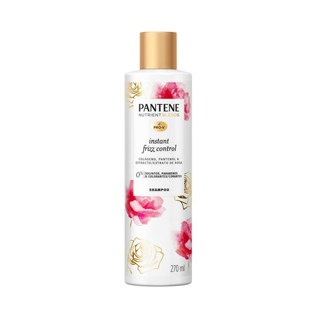 PANTENE - 3 Shampoo Pantene NBlends Colageno Pantenol Rosa 270ml