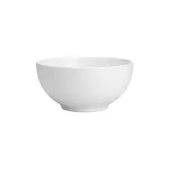 STAR FINE PORCELAIN - SET DE 24 BOWLS REDONDOS DE PORCELANA BLANCOS 18 CM STAR
