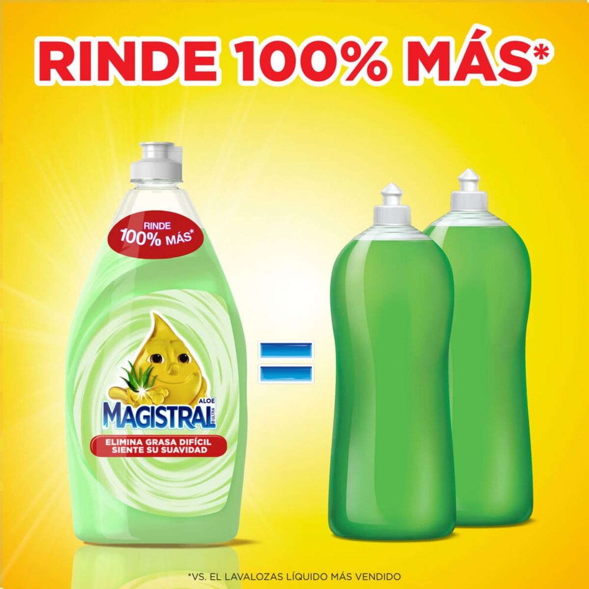 MAGISTRAL - Pack 6 Lavaloza Concentrado Magistral  Aloe 500 ml