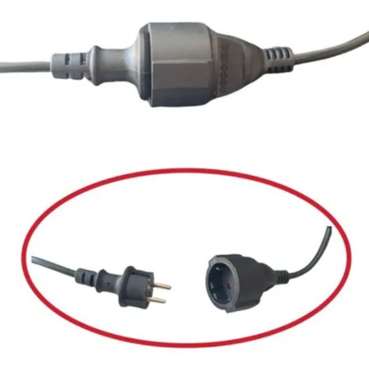 GENERICO - Guirnalda Exterior 10 Mt Porta Ampolletas + 10 Ampollas E27