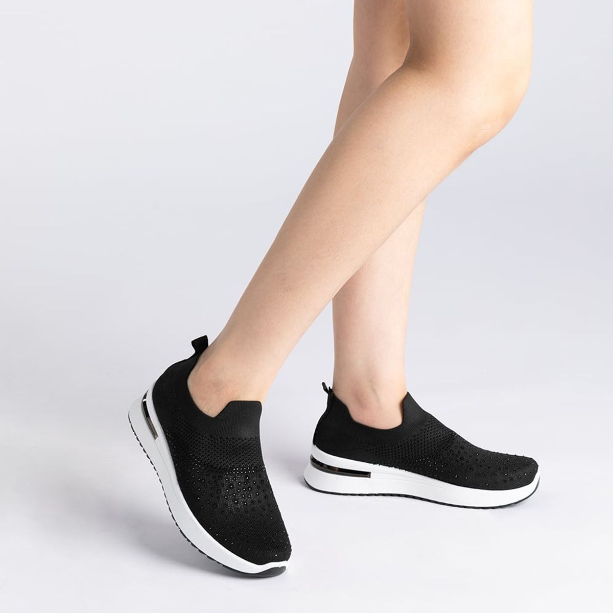 WEIDE - Zapatilla  Mujer Erika Negro Weide