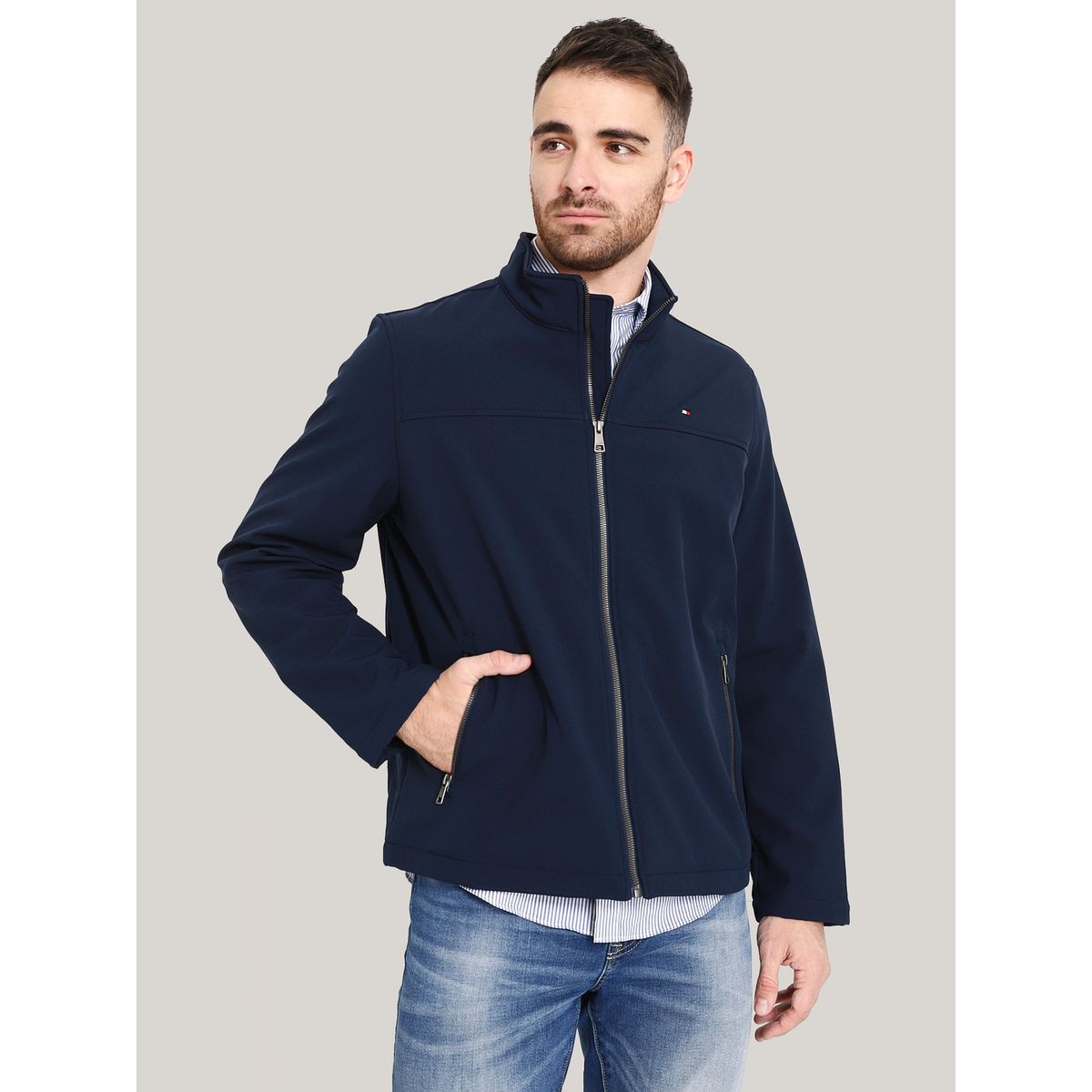 TOMMY HILFIGER - Chaqueta Active Soft Shell Azul Tommy Hilfiger