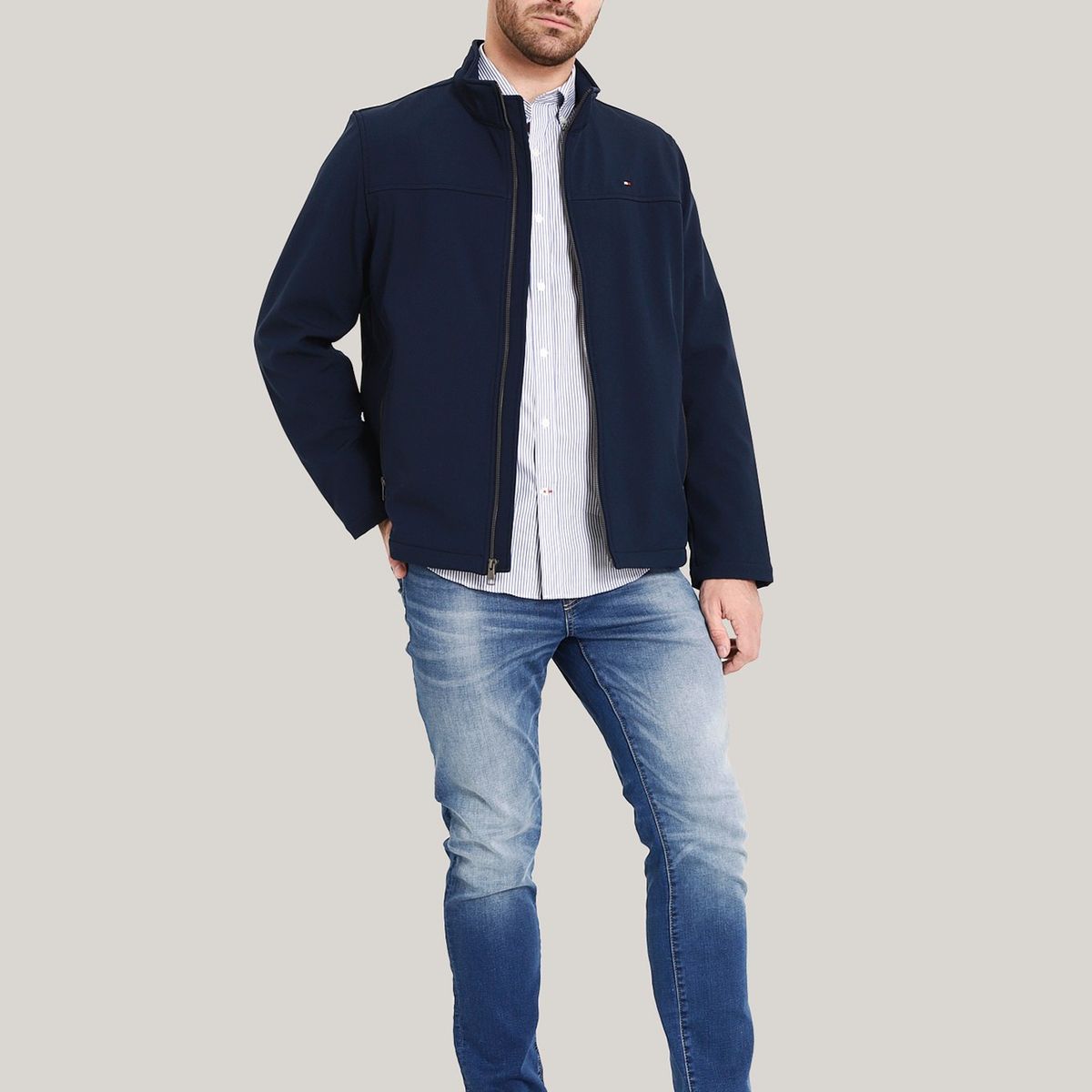 TOMMY HILFIGER - Chaqueta Active Soft Shell Azul Tommy Hilfiger