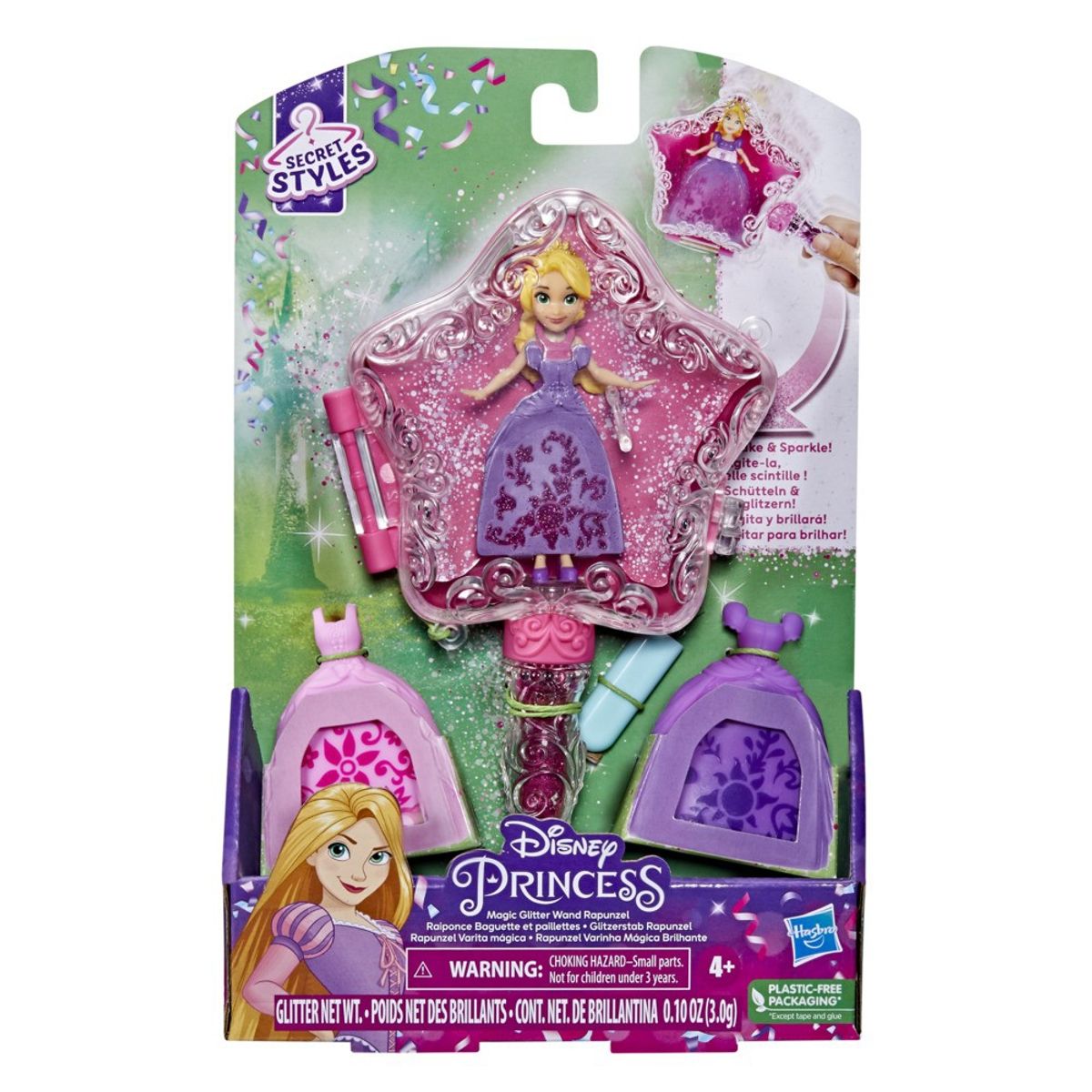 DISNEY - MUÑECA DISNEY PRINCESAS VARITA MÁGIC RAPUNZEL
