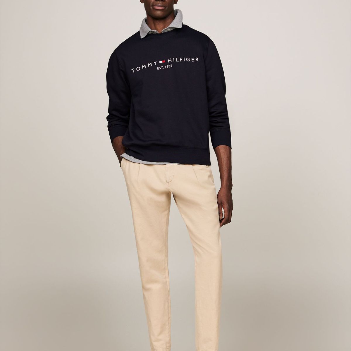 TOMMY HILFIGER - Polerón Established 1985 Azul Tommy Hilfiger