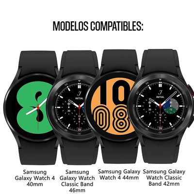 Imagen 2 del producto Correa Silicona Premium Para Galaxy Watch 4 / 5 - Classic Negro