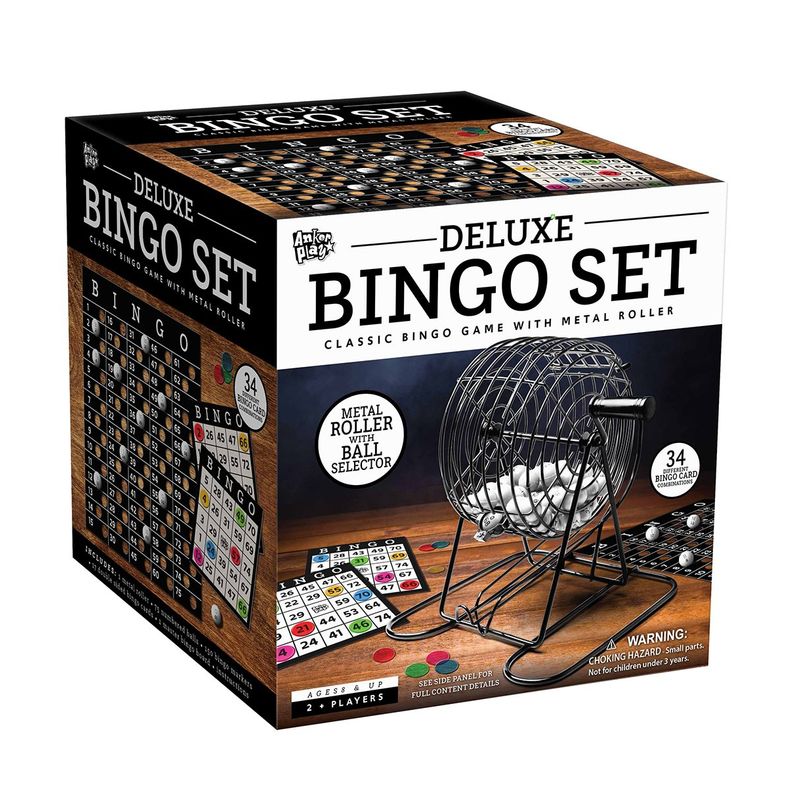 GENERICO - Juego Bingo Anker Play Set con Tómbola y Accesorios