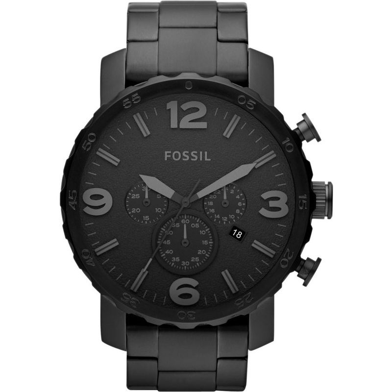 FOSSIL - Reloj Fossil Nate JR1401 para Caballero - Negro
