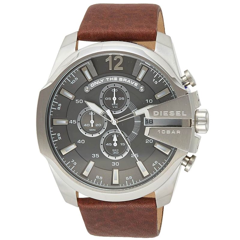 DIESEL - Reloj Diesel Mega Chief DZ4290 Hombre Marrón