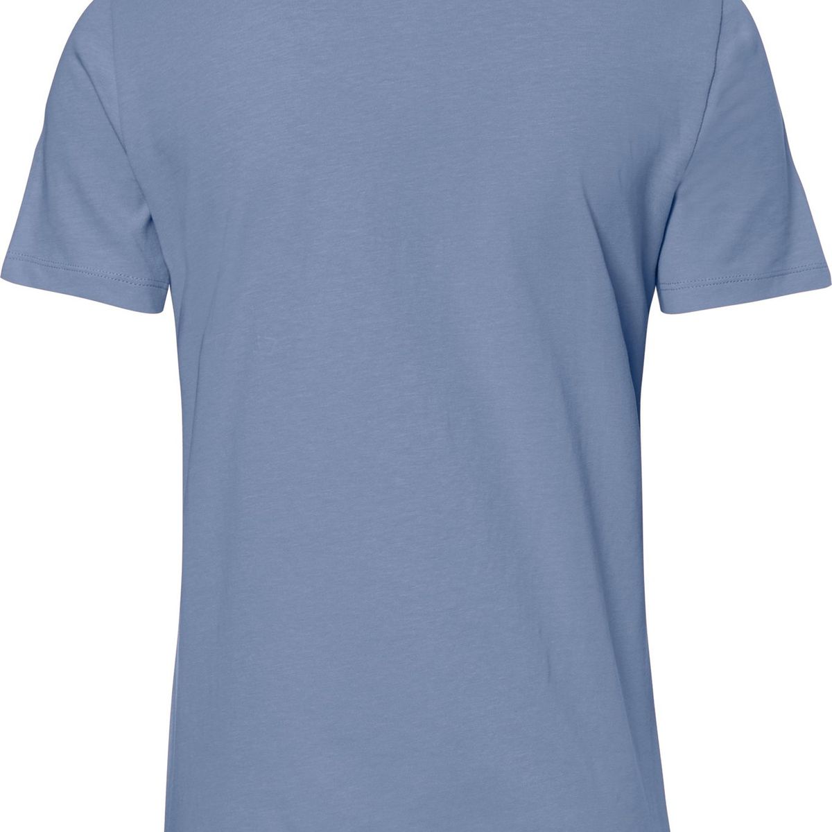 TOMMY HILFIGER - Polera Essential C-Neck Con Logo Celeste Tommy Hilfiger