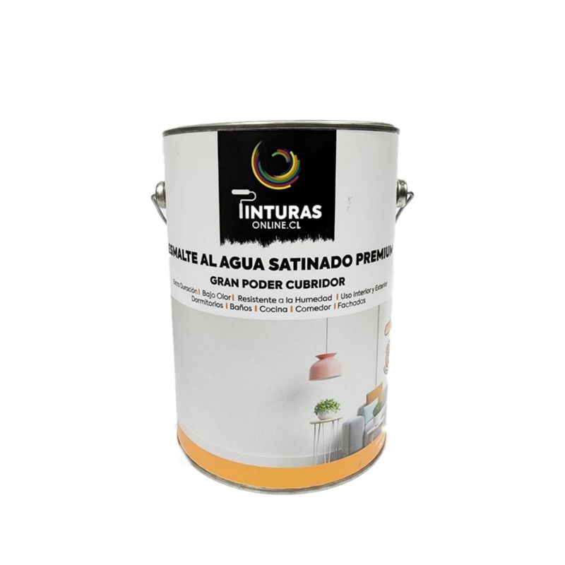 GENERICO - Esmalte Al Agua Premiun Pinturasonline Rojo Colonial Galon