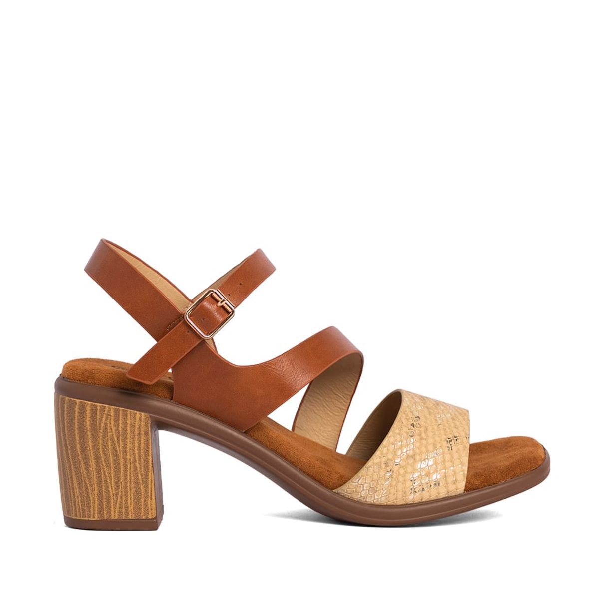 WEIDE - Sandalia Mujer Ernestina Camel Weide