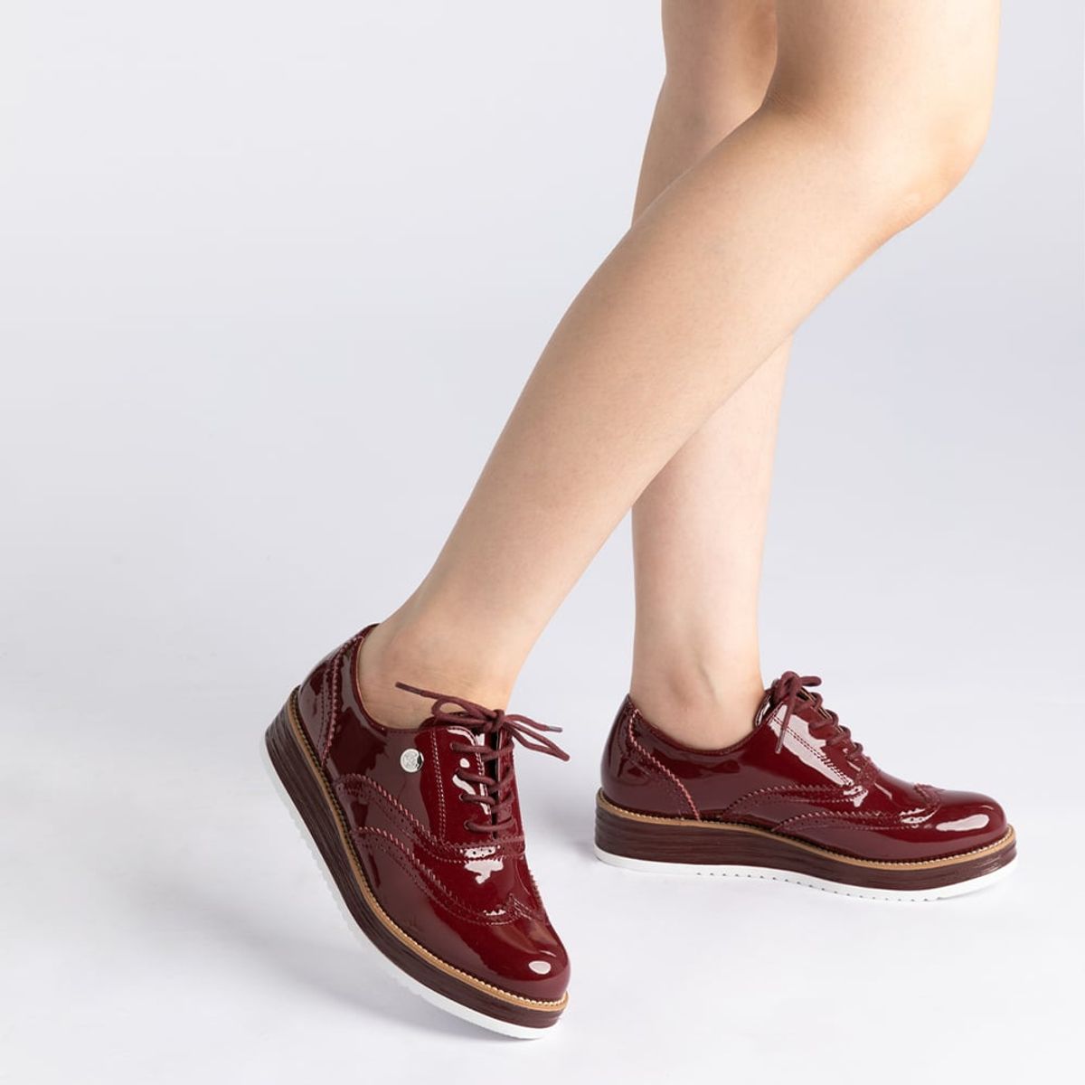 WEIDE - Mocasin Mujer Edith Rojo Oscuro Weide