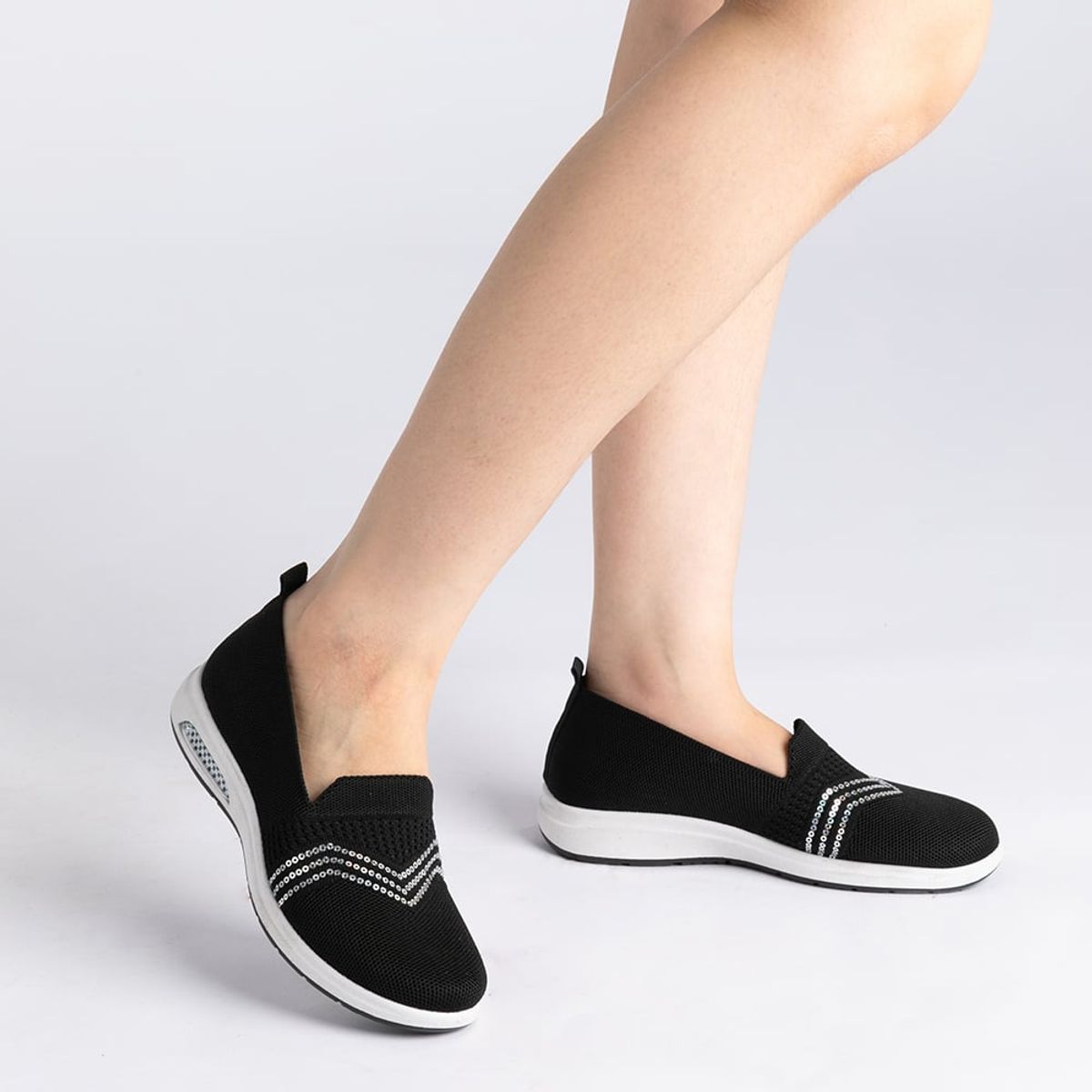 WEIDE - Zapatilla Mujer Edna Negro Weide