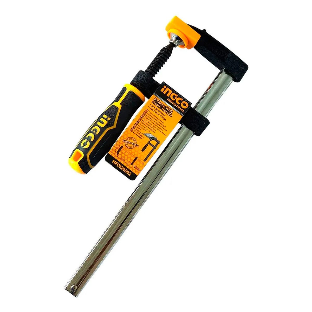 INGCO - Prensa F Sargento Carpintero De 50 X 200 Mm