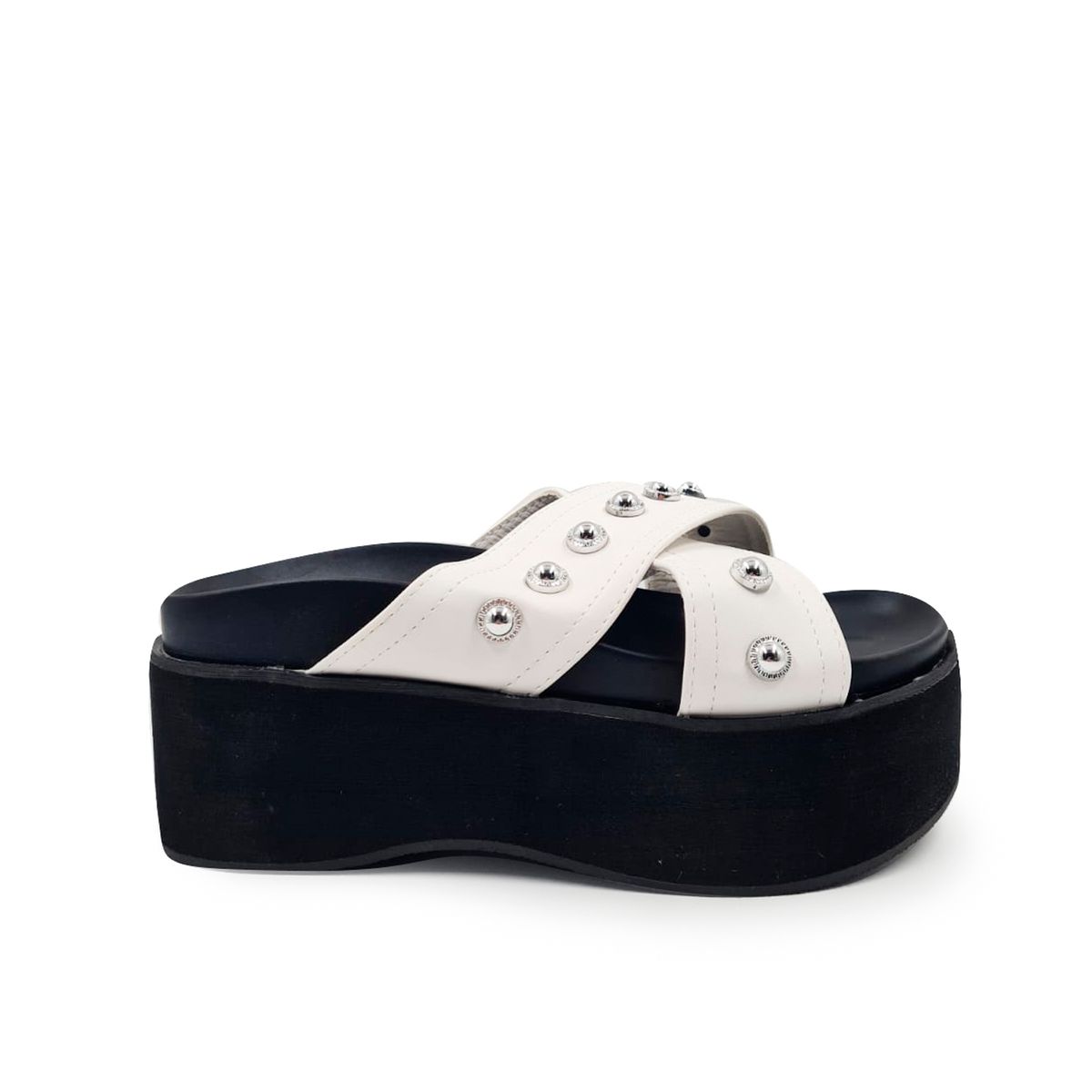 GENERICO - Sandalia Blanca Plataforma