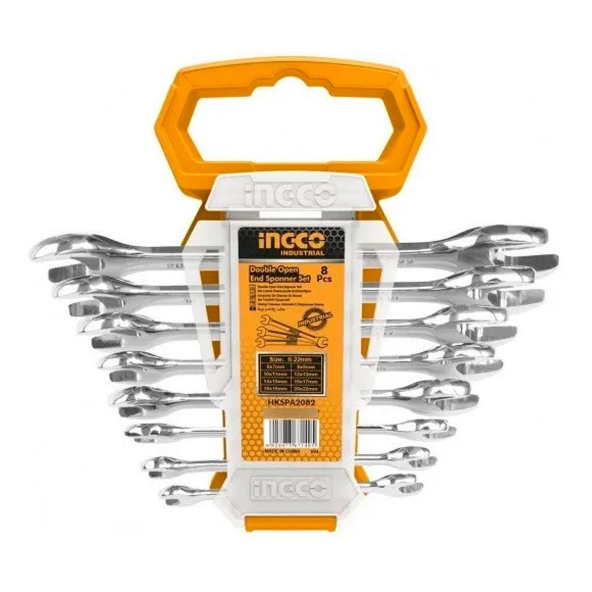 INGCO - Juego De Llaves Doble Punta 6-22mm 8 Piezas