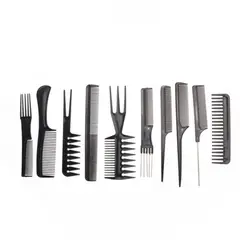 GENERICO - Set De 10 Peinetas Peines Profesional Peluquería - Barbería