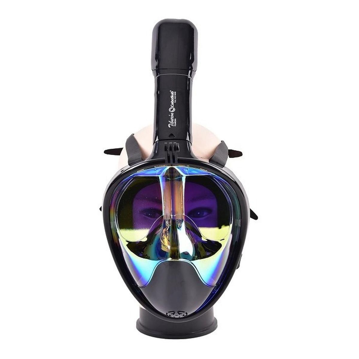 CABOSUB - Máscara de buceo Full Face Polarizada GoPro - Negro - SM