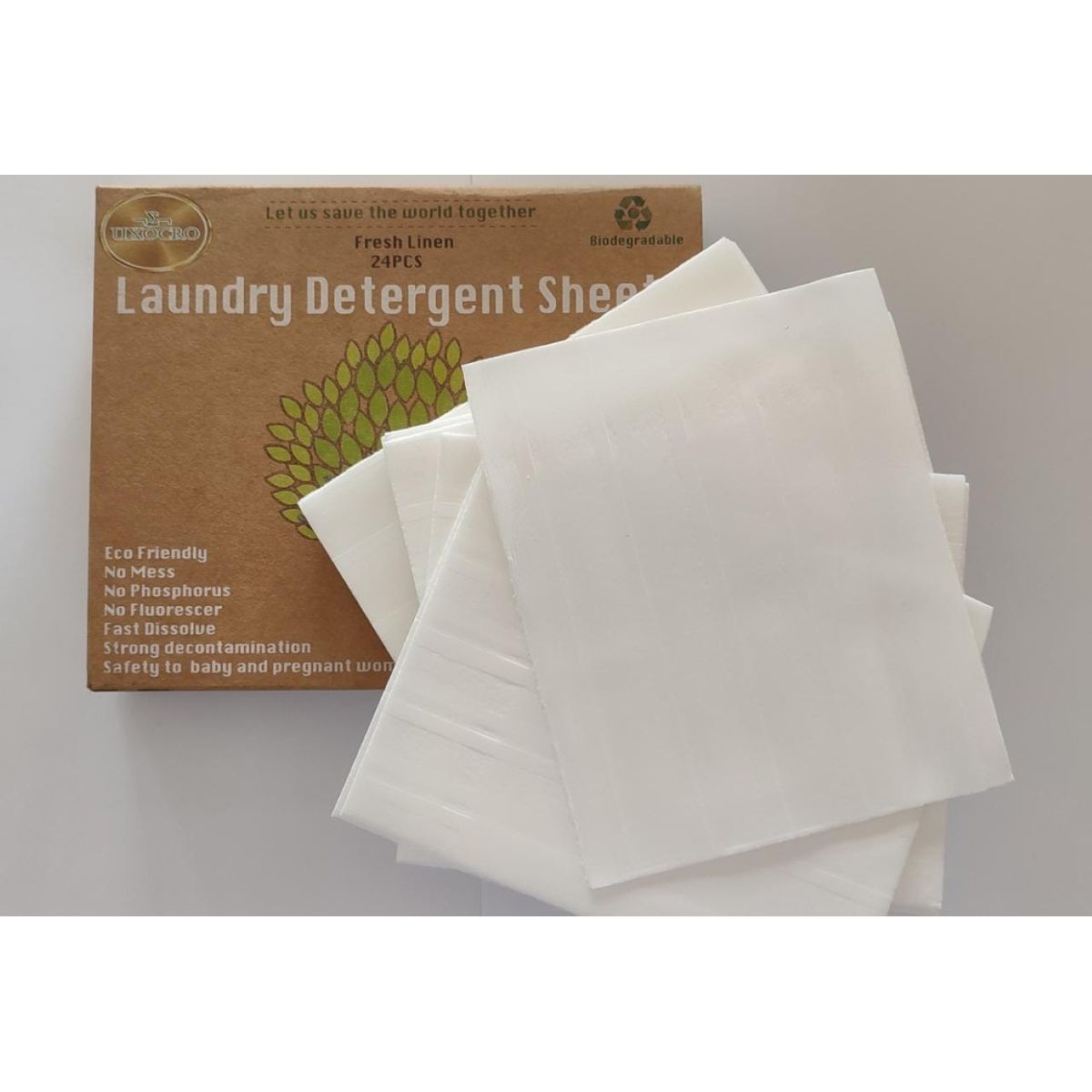 UXOCRO - DETERGENTE BIODEGRADABLE 24 PCS