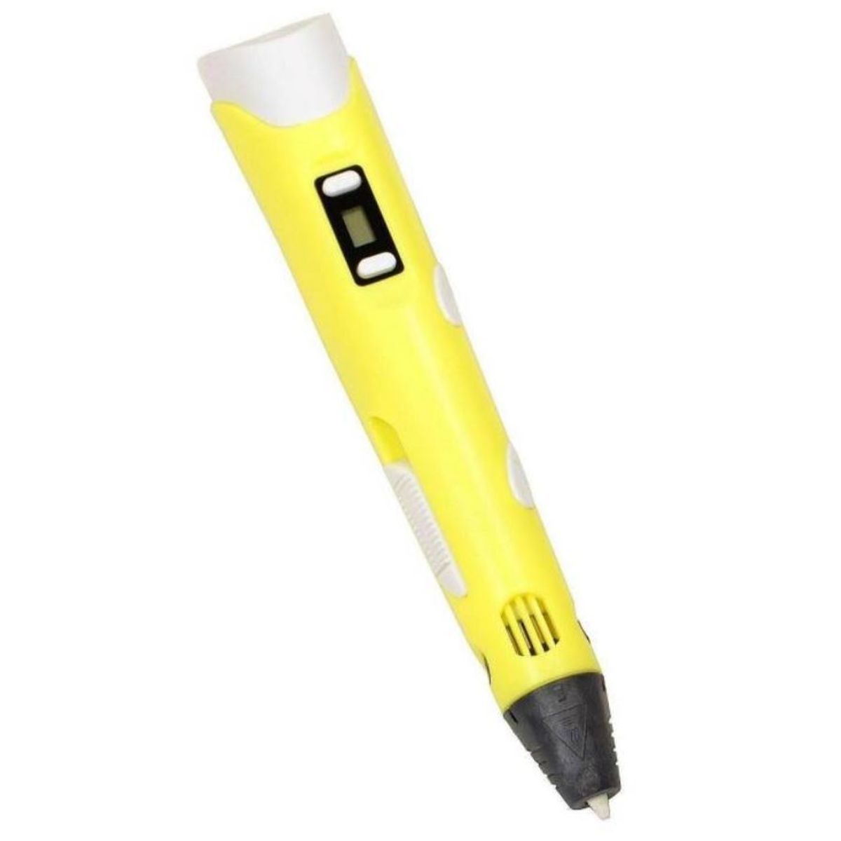 GENERICO - Lápiz 3D Amarillo con filamentos de regalo