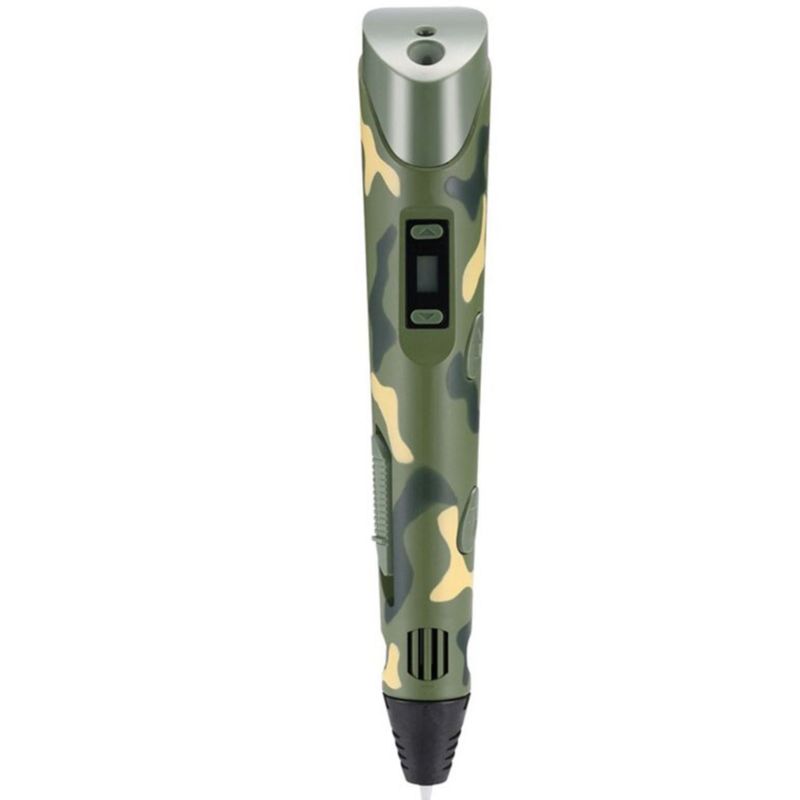 GENERICO - Lápiz 3D Camuflado con filamentos de regalo