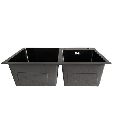 Imagen 2 del producto Lavaplatos 78x43A Negro Delux Acero Inoxidable.