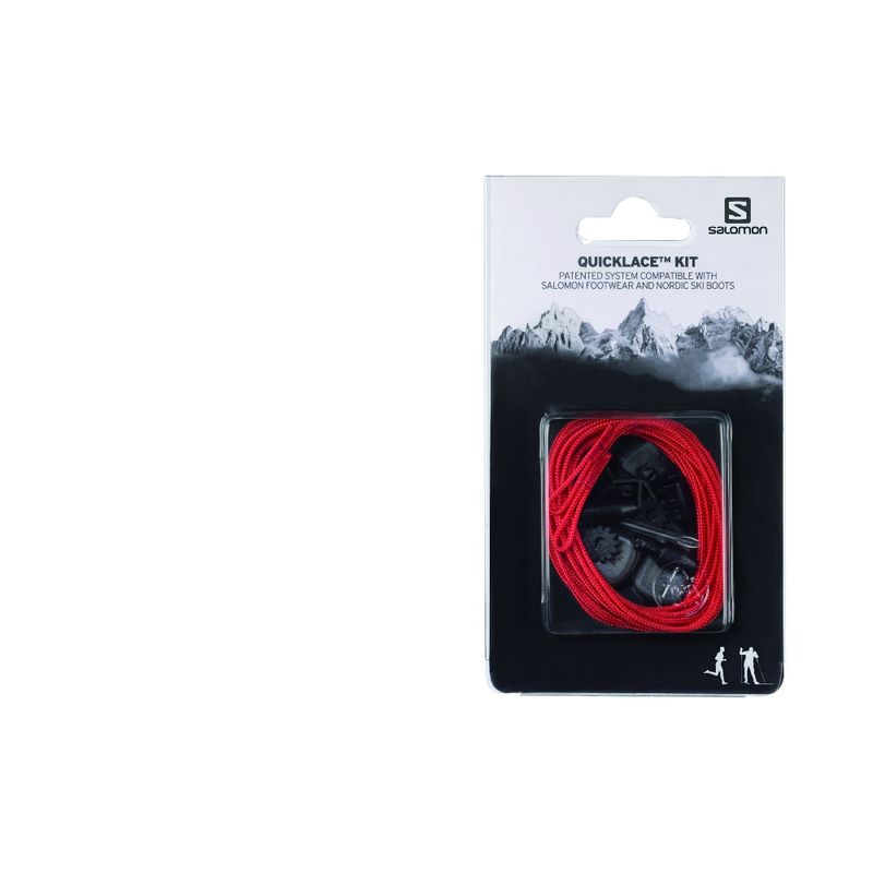 SALOMON - Cordon Quicklace Kit Rojo Salomon