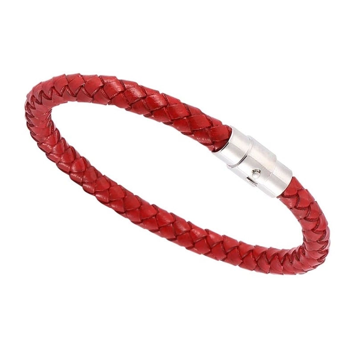 MERCADO CBF - Pulsera Elegante Vikinga Rojo Intenso