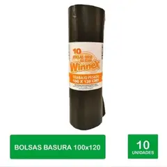 GENERICO - Bolsa De Basura - Trabajo Pesado - 100x120 Cms