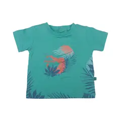 PILLIN - Polera Bebe Niño Turquesa