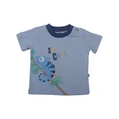 PILLIN - Polera Bebe Niño Celeste