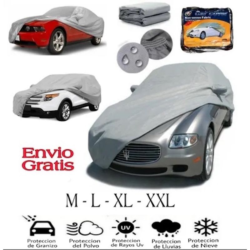 GENERICO - Carpas Funda Para Autos Con Felpa Gruesa Impermeable L