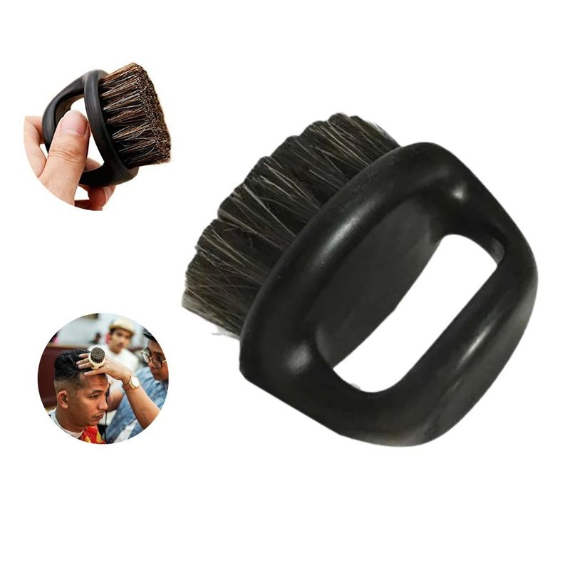 GENERICO - Cepillo Anillo Barba Profesional Peine Cerda Mixta Barberia