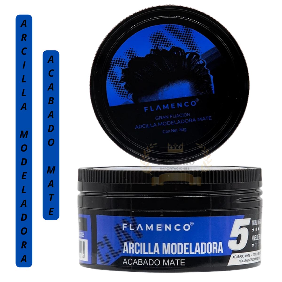 FLAMENCO - Pack 3 Cera Arcilla Gel Moldeadora Fijador Cabello Capilar