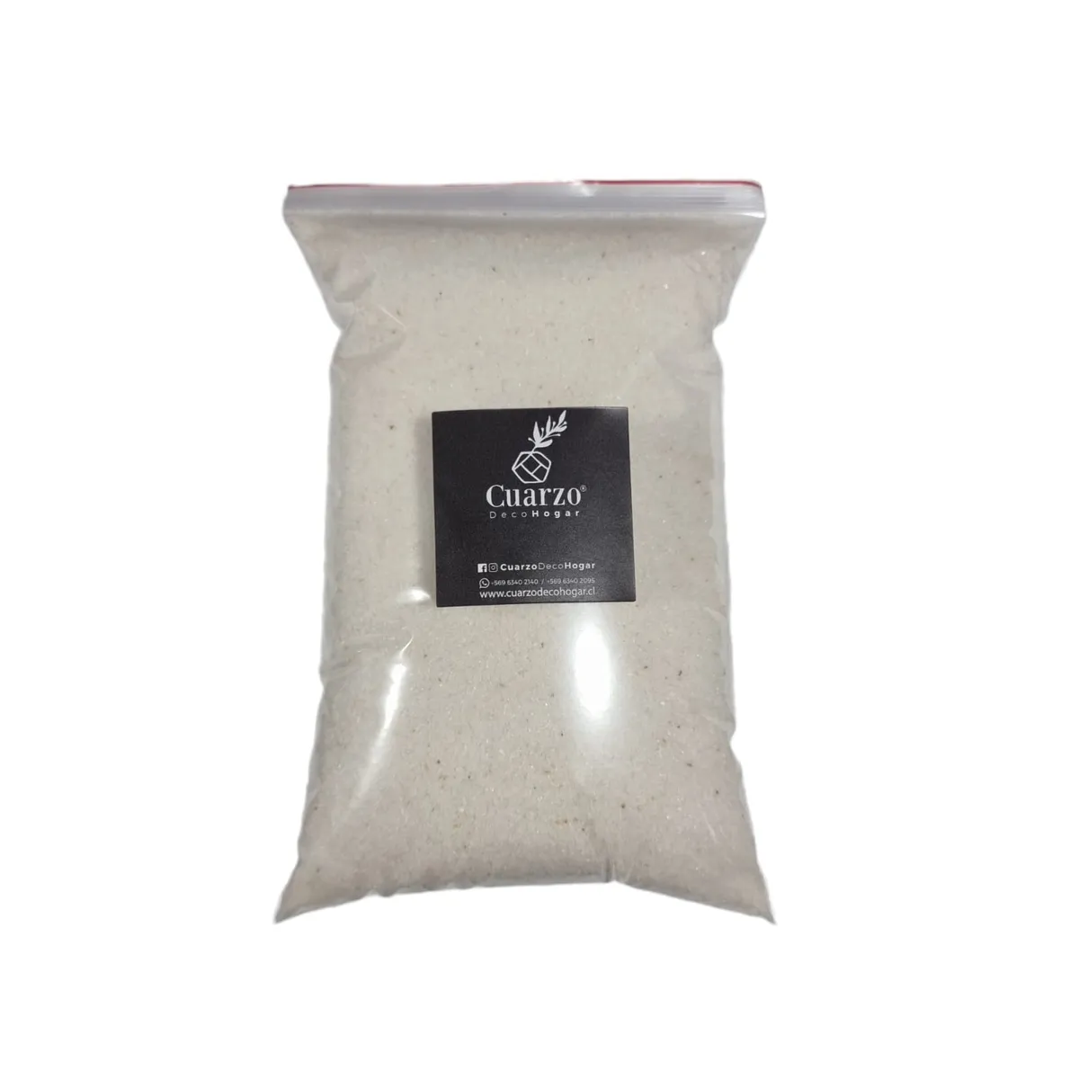 Arena de Cuarzo Blanca Natural 1 kg, marca GENERICO - Foto Principal