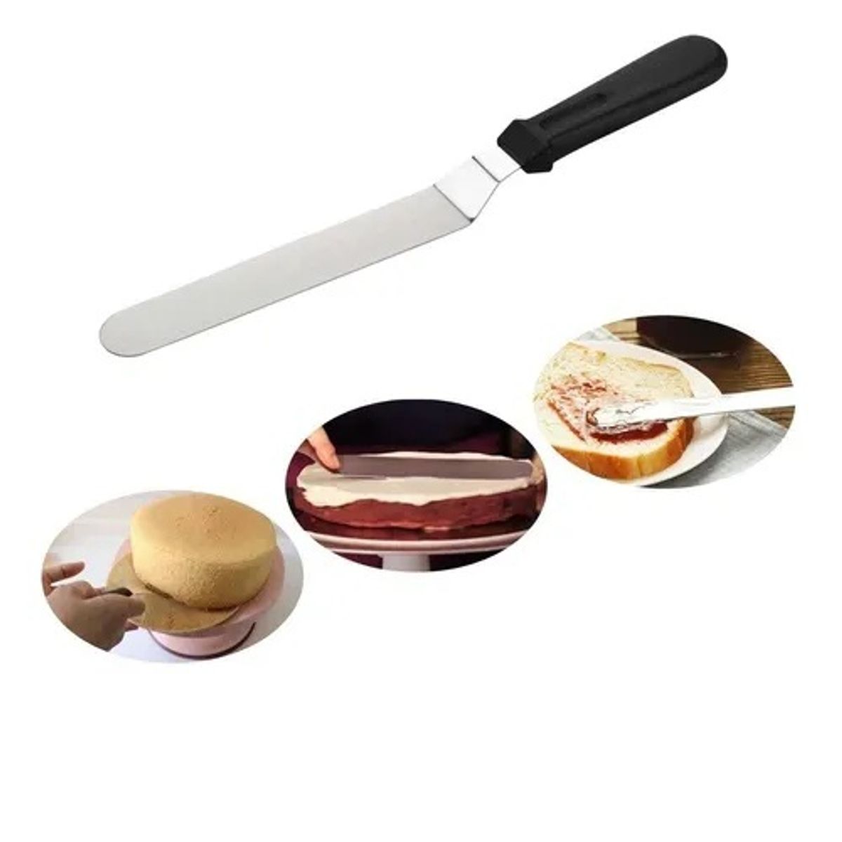 GENERICO - Espatula Repostera Espátula Decoracion Espatula Curva 32cm