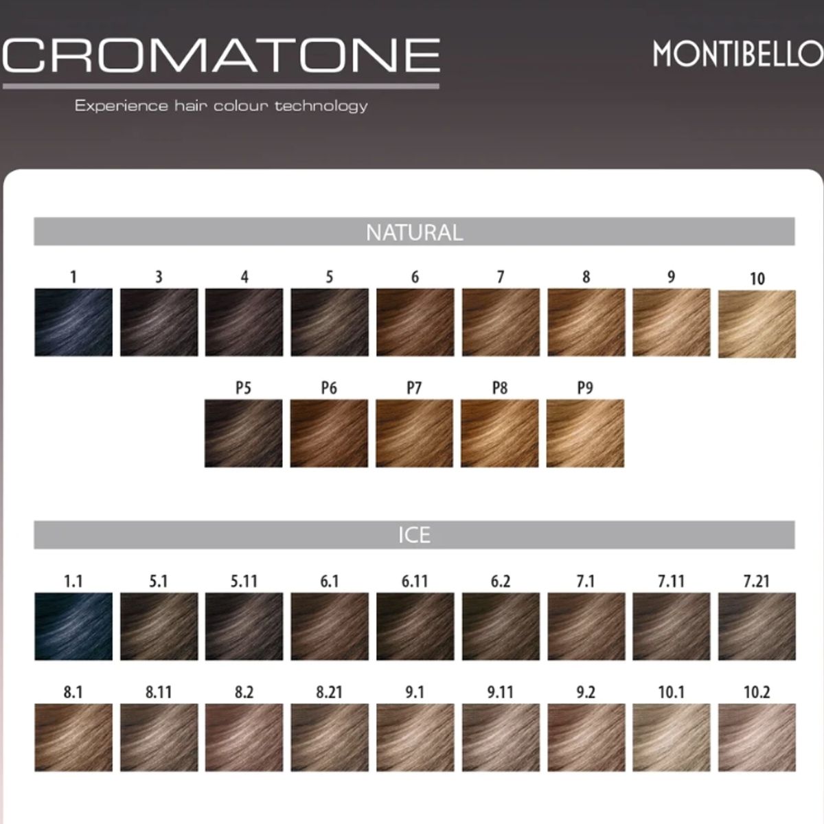 MONTIBELLO - Tintura Cromatone Permanente 8 Rubio Claro