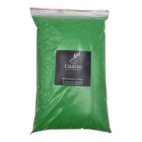 Arena de Cuarzo Color Verde Claro 1 kg