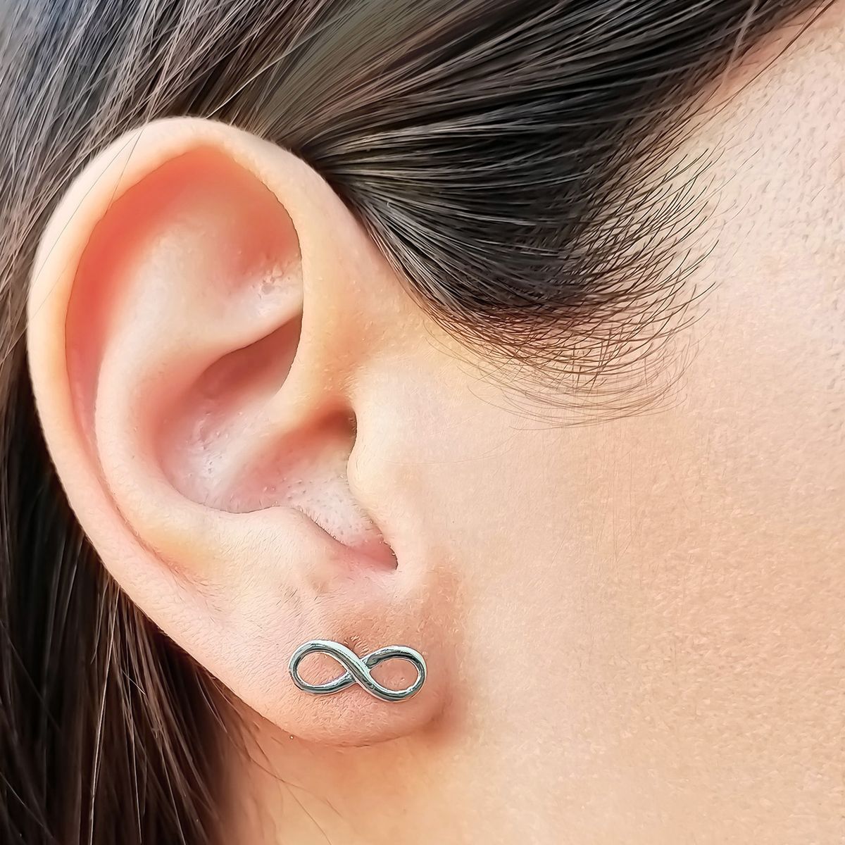 COGGIOLA - Aros Infinito Plata Fina Ley 925